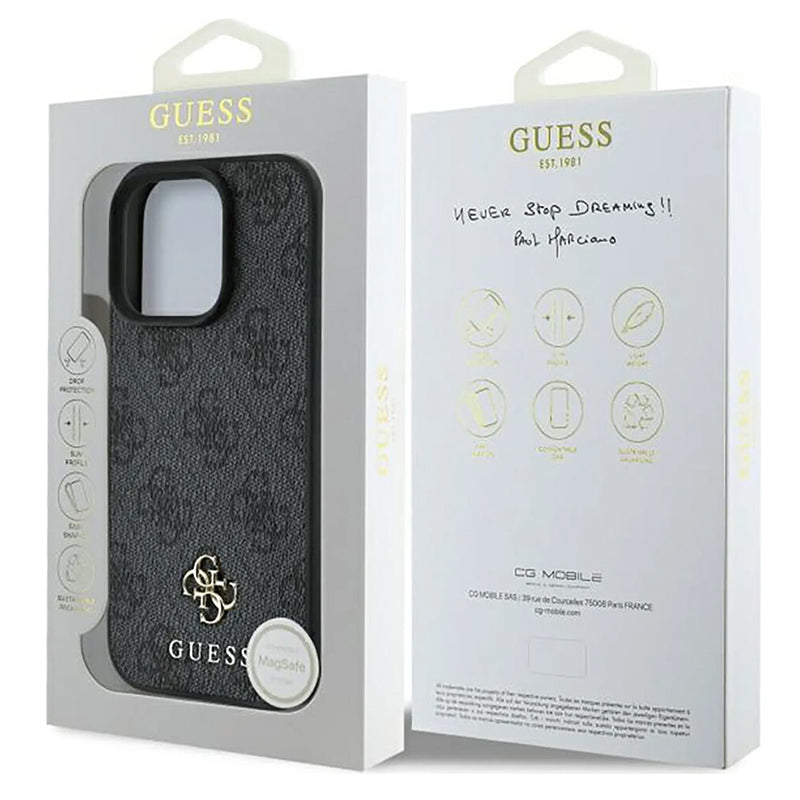 Guess Hardcase 4G Klein Classic MagSafe Schwarz
