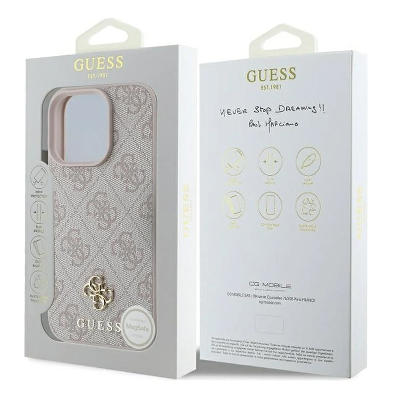 Guess Hardcase 4G Klein Classic MagSafe Pink