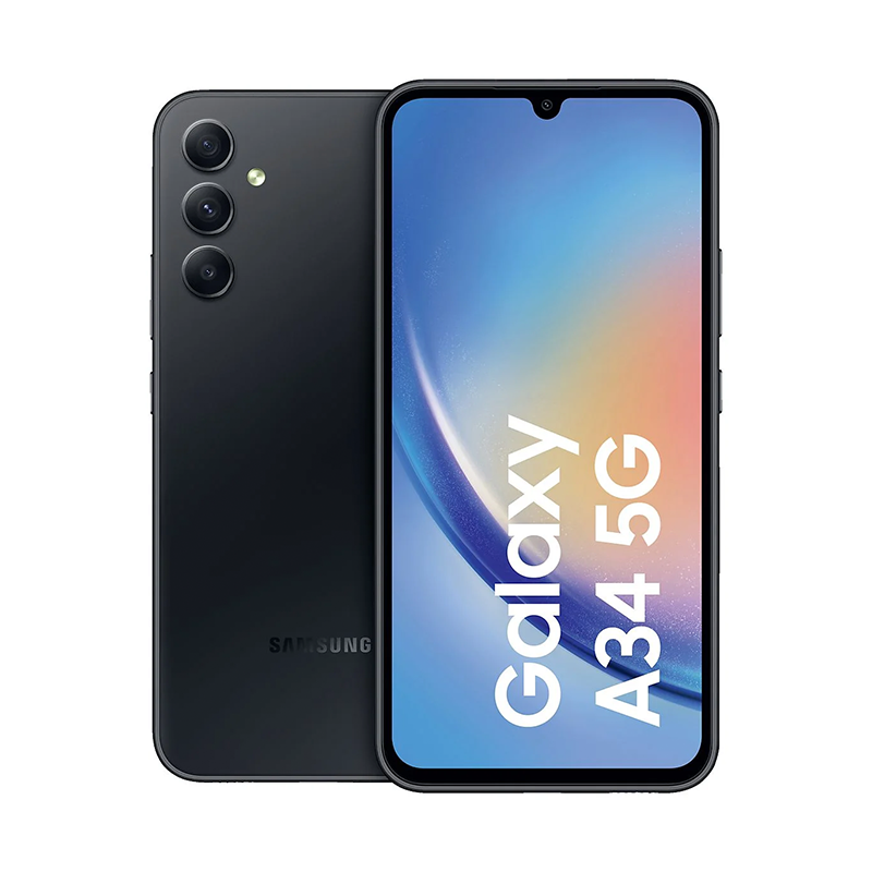 SAMSUNG Galaxy A34 5G, 128 GB Black Dual SIM