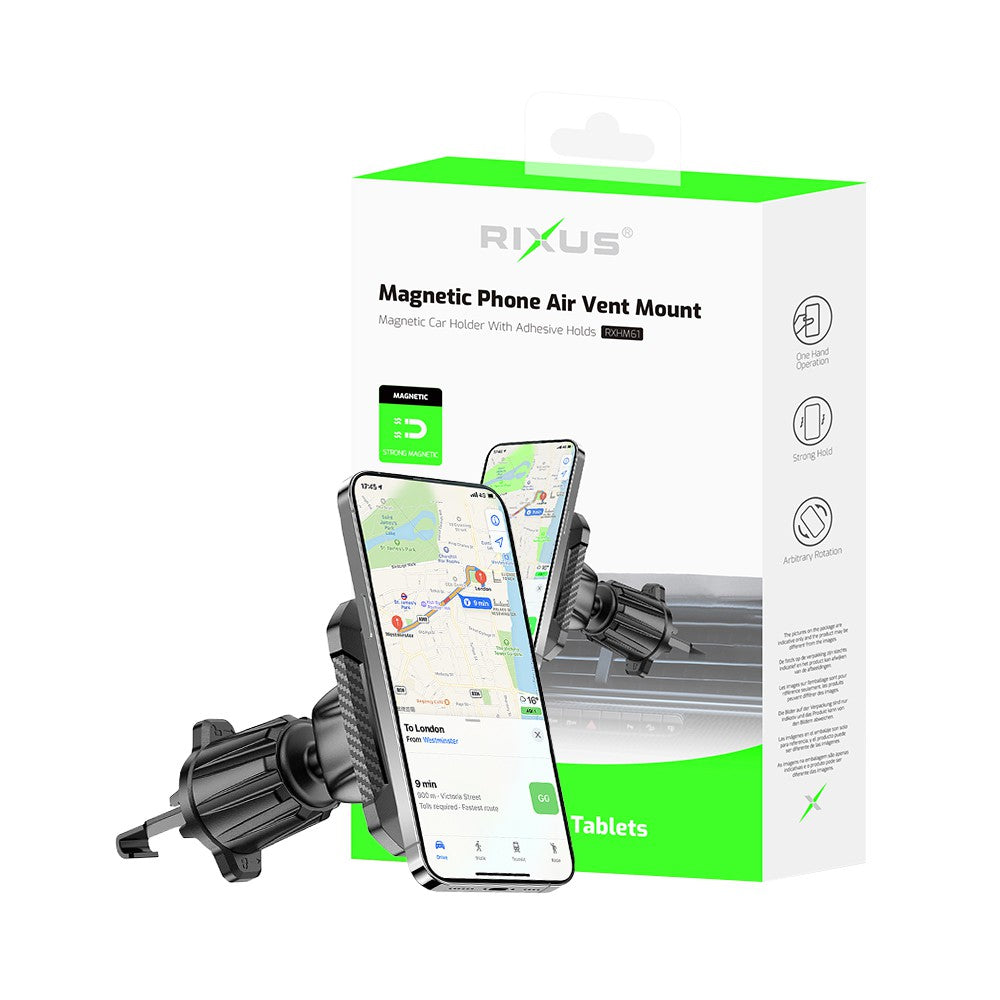 Rixus Rectangle Auto Halterung, Magnetic Car Mount RXHM61
