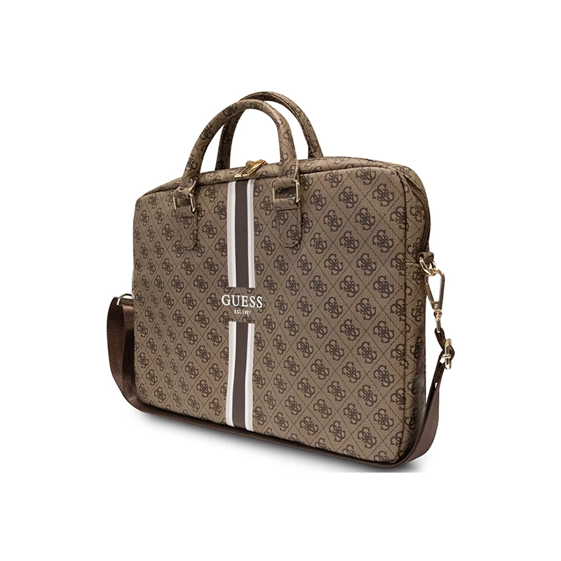 Guess Tasche, Bag GUCB15P4RPSW 16" brown 4G Printed Stripes (GUCB15P4RPSW)