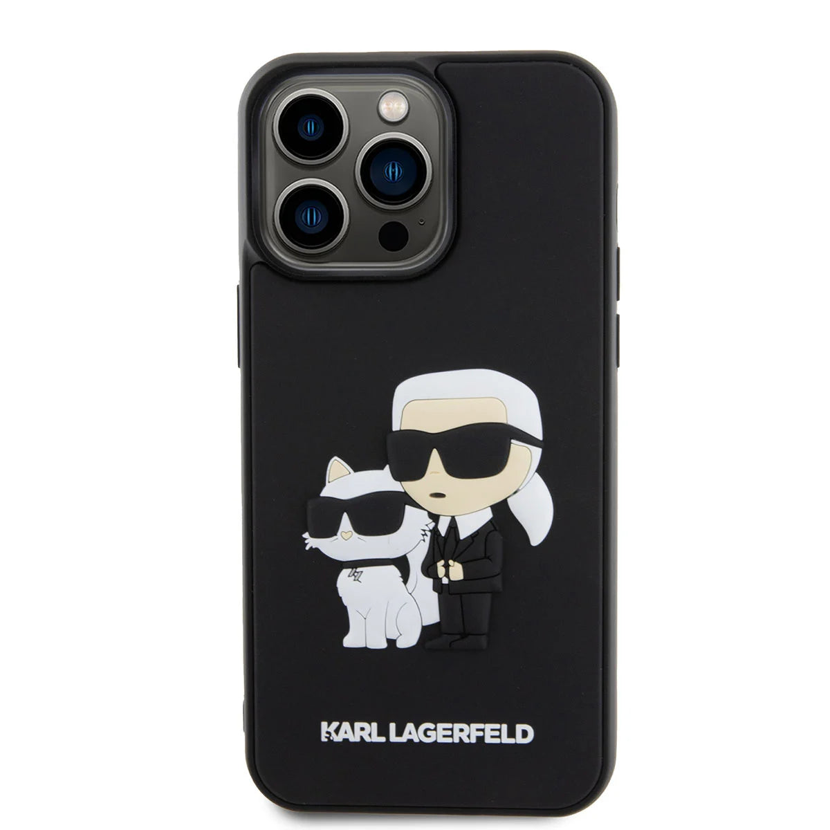 Karl Lagerfeld Silikonhülle - 3D Rubber - Schwarz