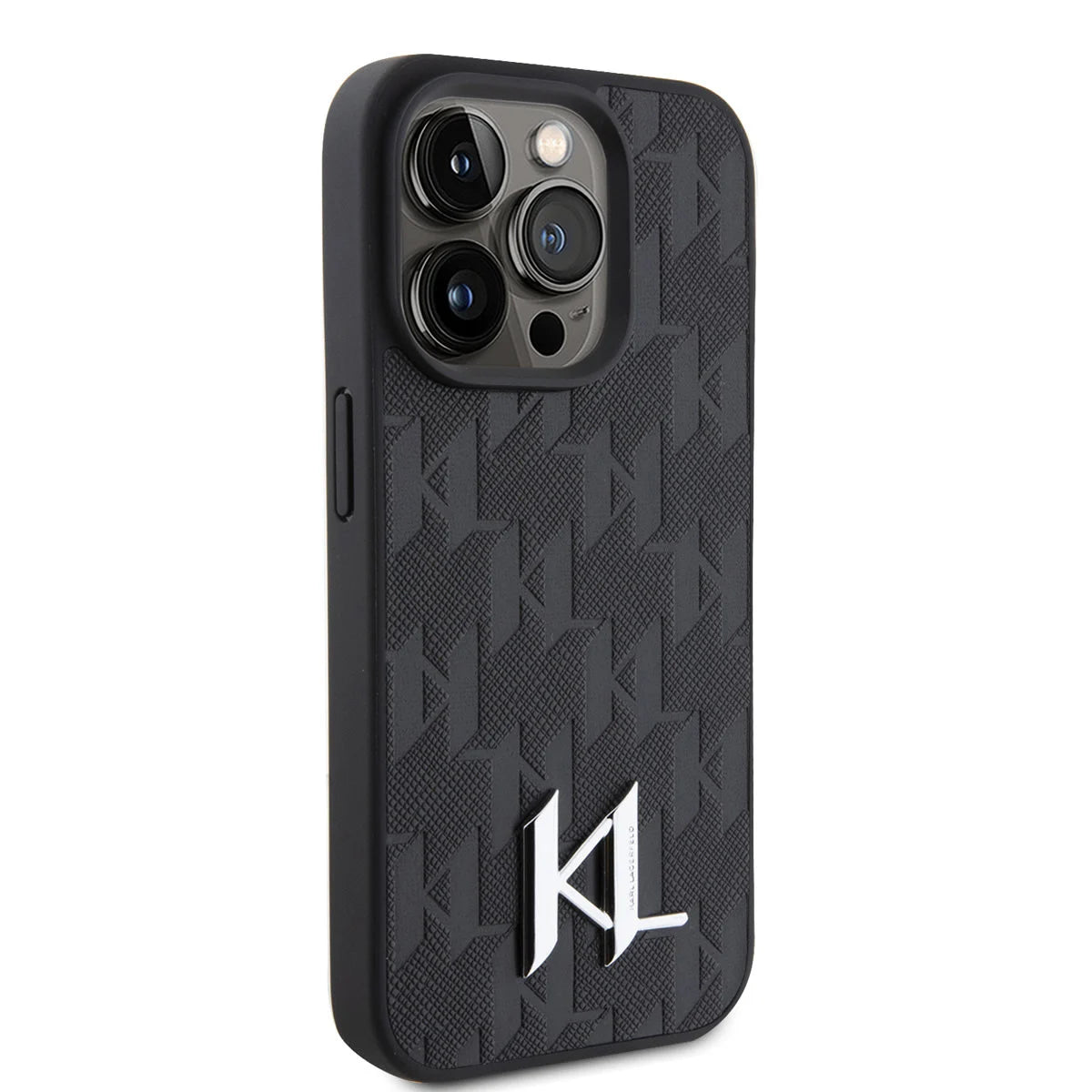 Karl Lagerfeld iPhone TPU Hardcase-Rückseite - Hot Stamp - Schwarz